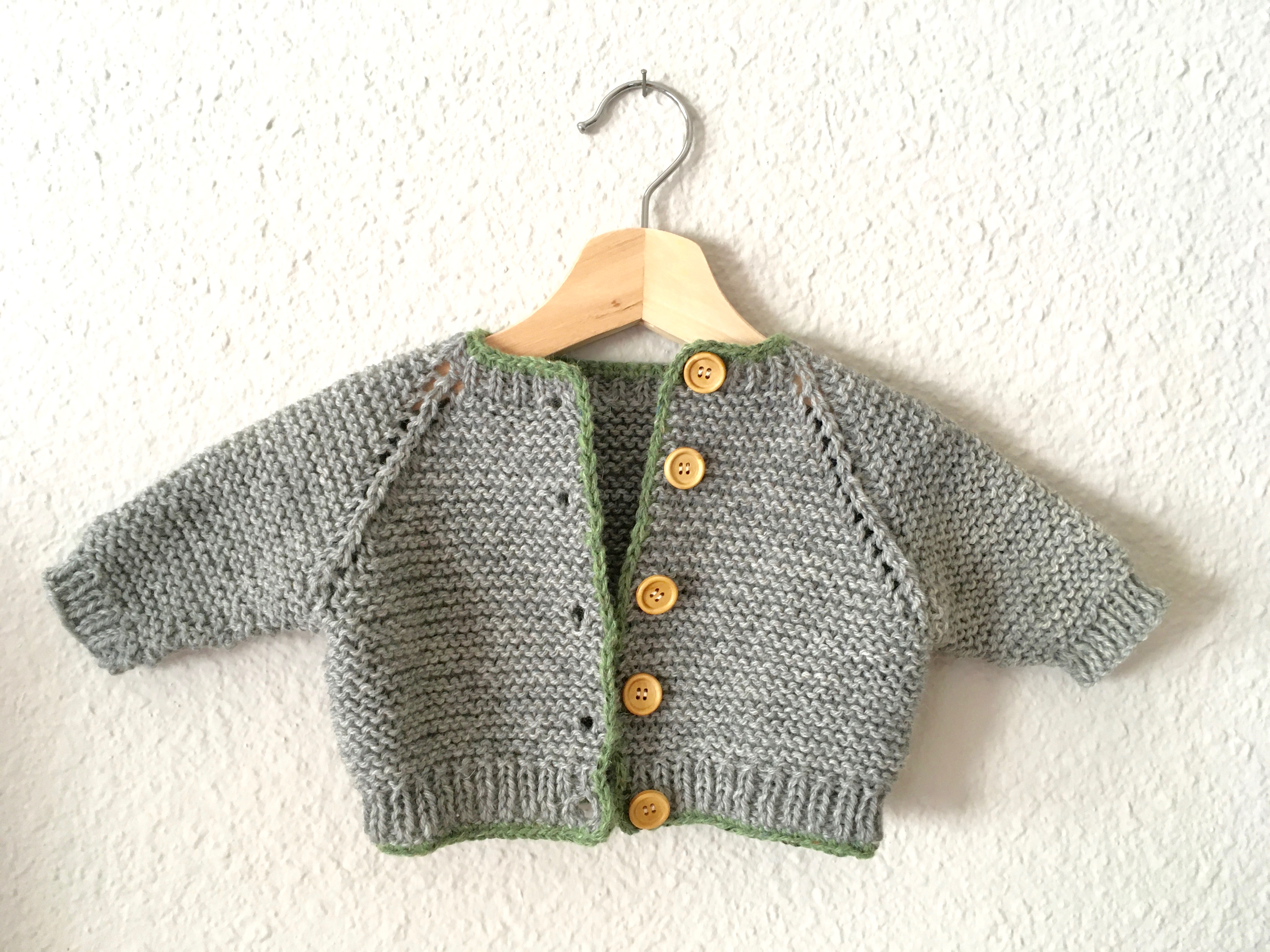 hand knit chunky cardigan