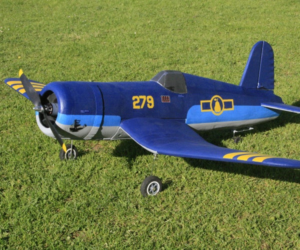 RC Model Corsair F4U Made of Depron