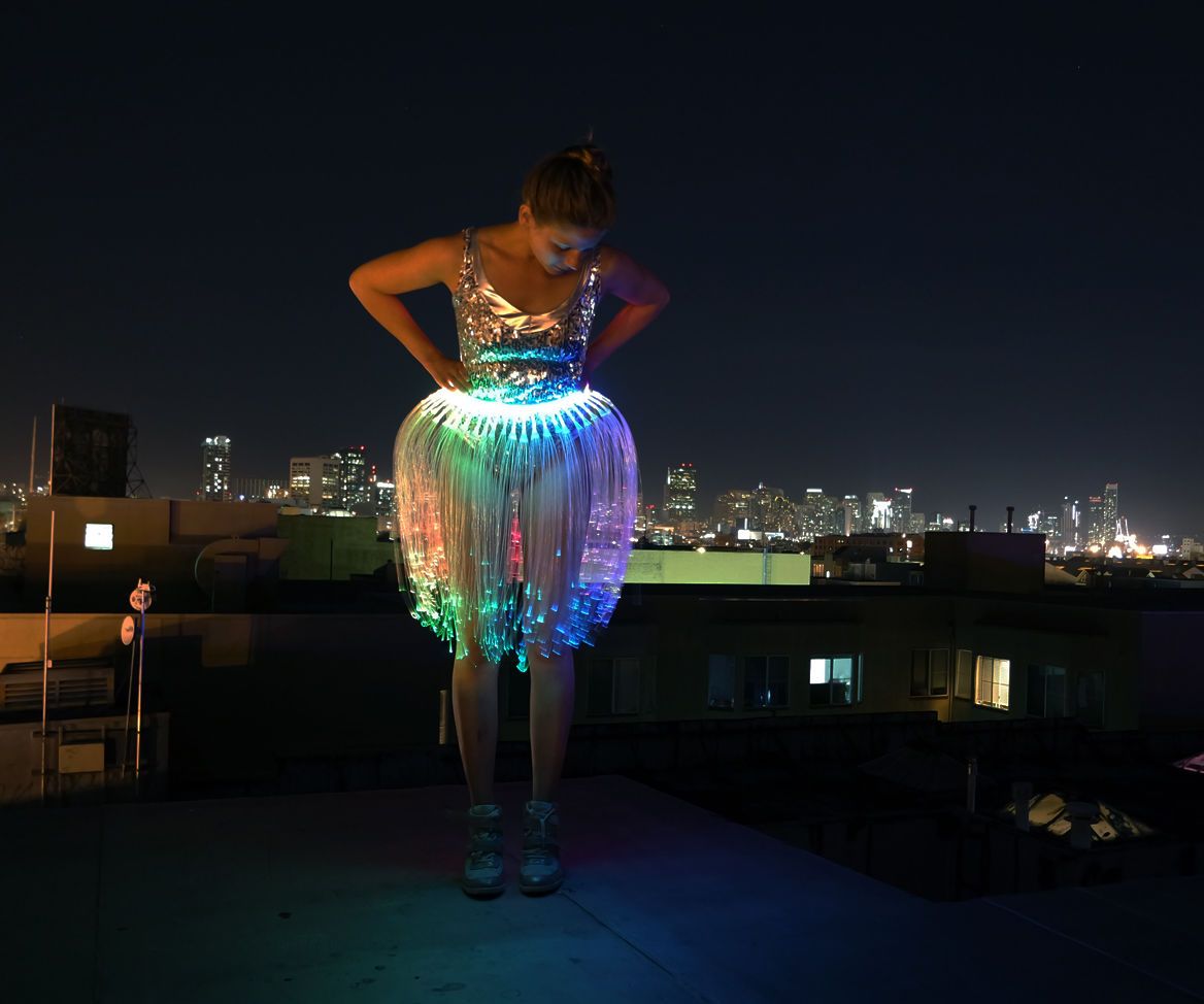 Fiber Optic Jellyfish Skirt 16 Steps (with Pictures) Instructables
