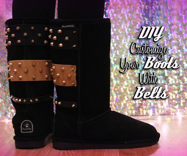 Customize Your Boots With Belts!
