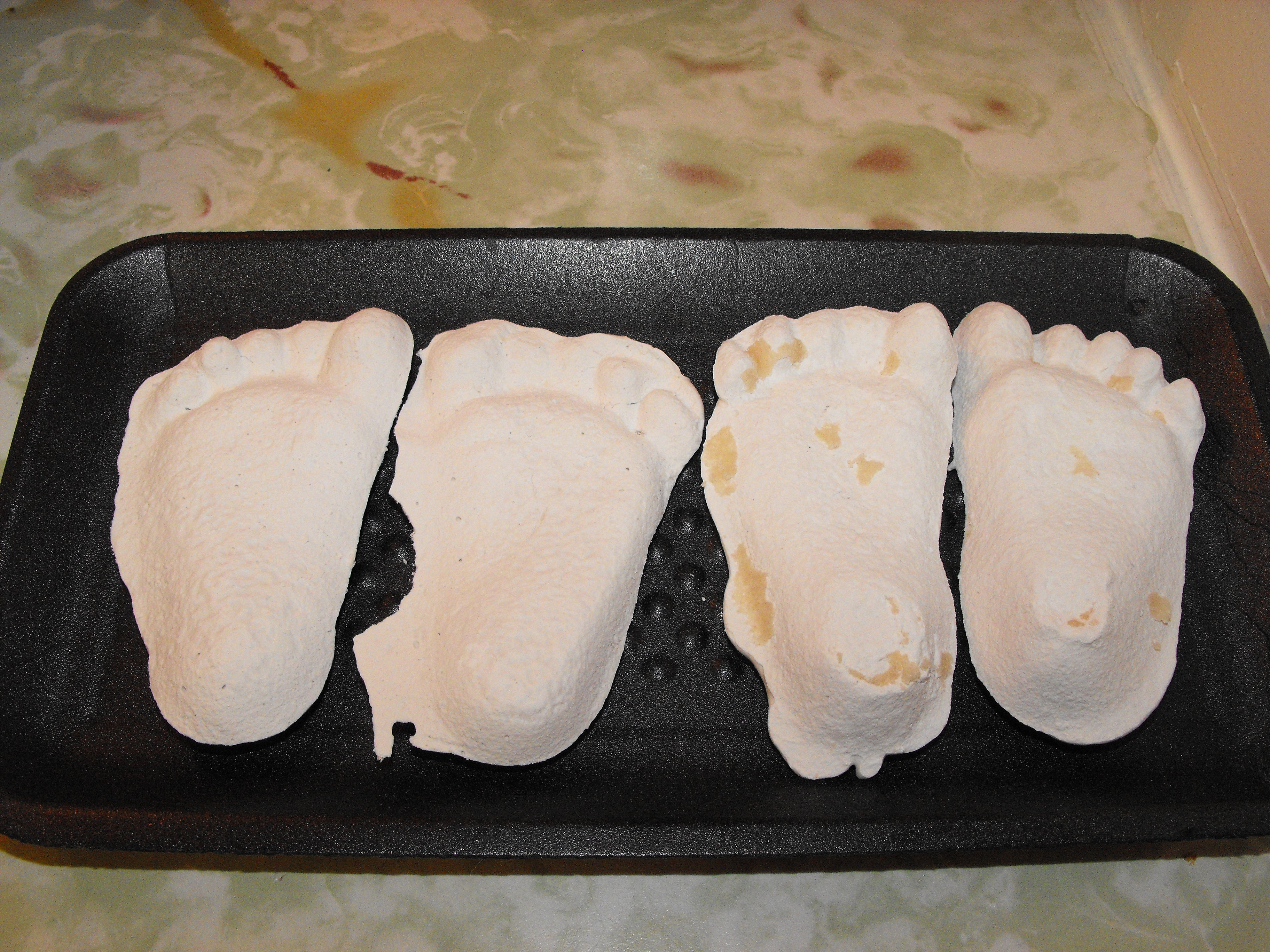 Plaster Baby Feet 6 Steps Instructables