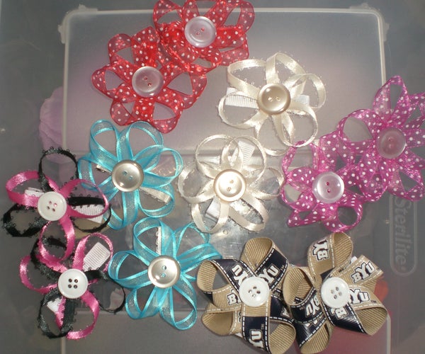How to Make Button Flower Clippies for Your Little Girl