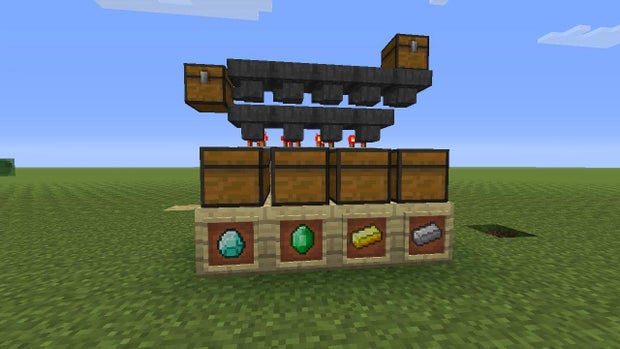 Minecraft Sorting System : 9 Steps - Instructables