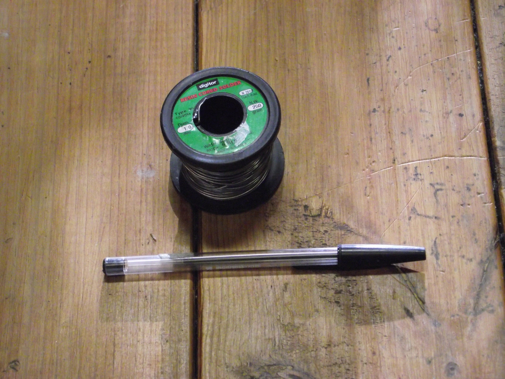 Simple Solder Dispenser Pen for 2 5 Steps Instructables