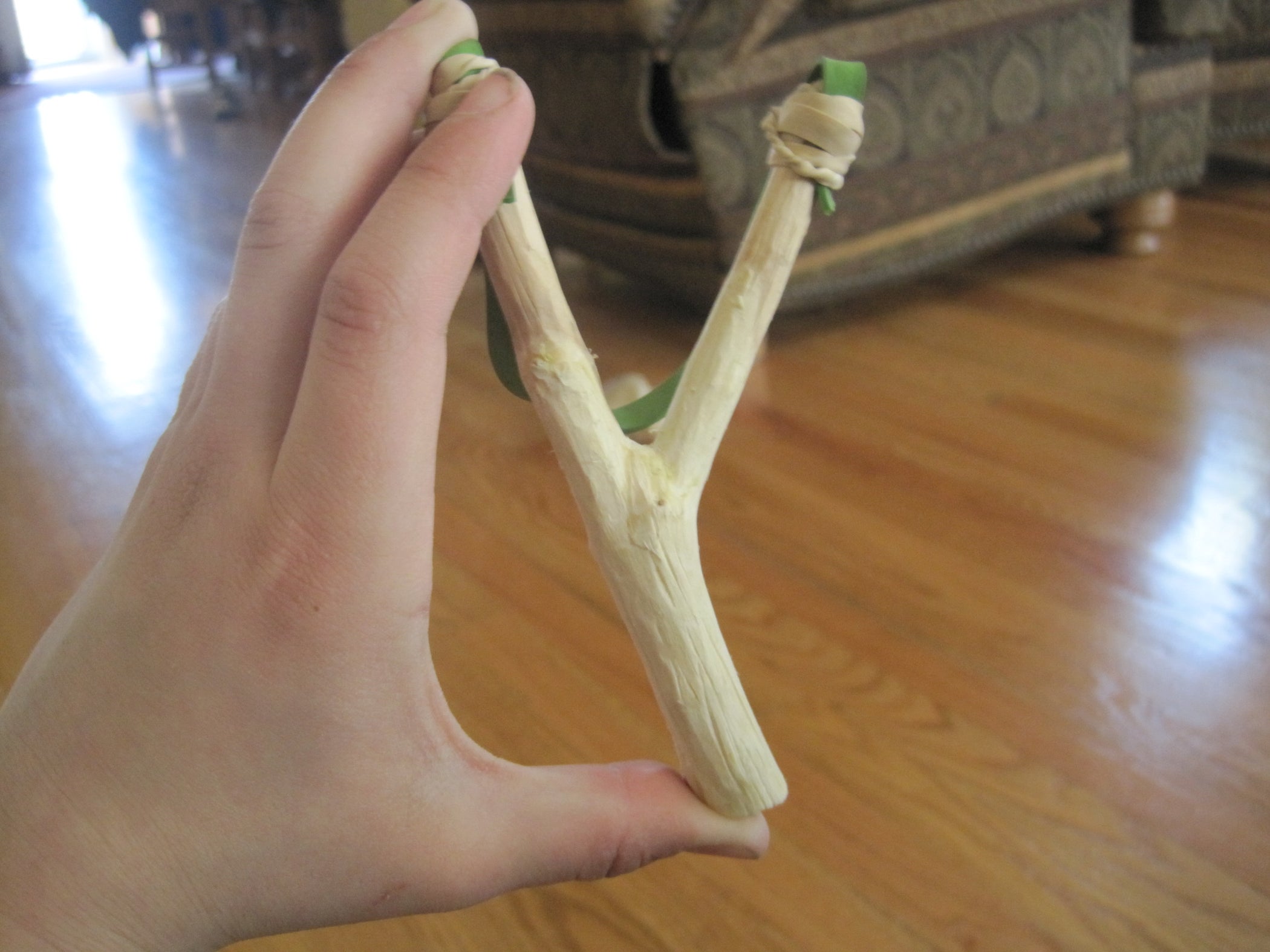 How to Make a Mini Slingshot 5 Steps Instructables