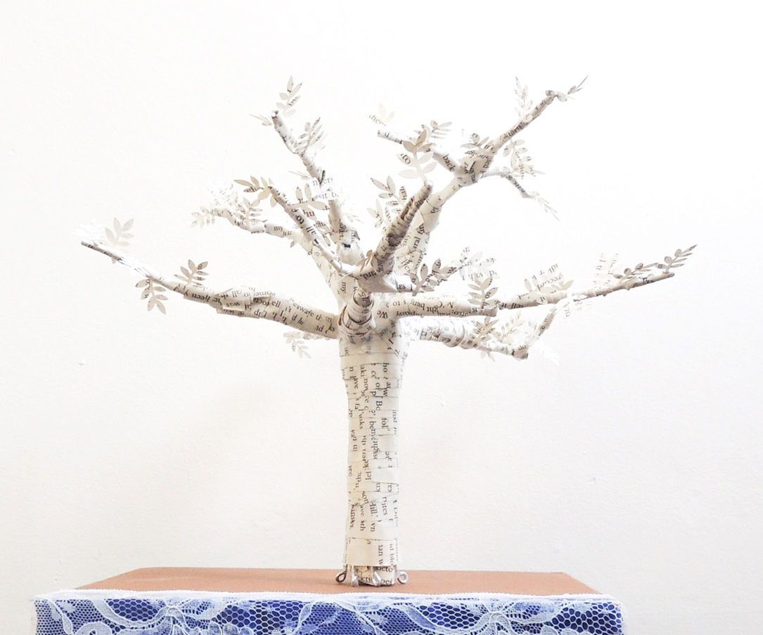 3d book page tree sculpture DIY Project DIY Project Image
