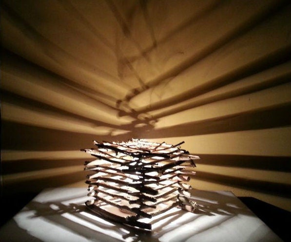 Diy Twig Lampshade 4 Steps With Pictures Instructables Diy Twig Lampshade 4 Steps With, How To Make A Wood Lamp Shade