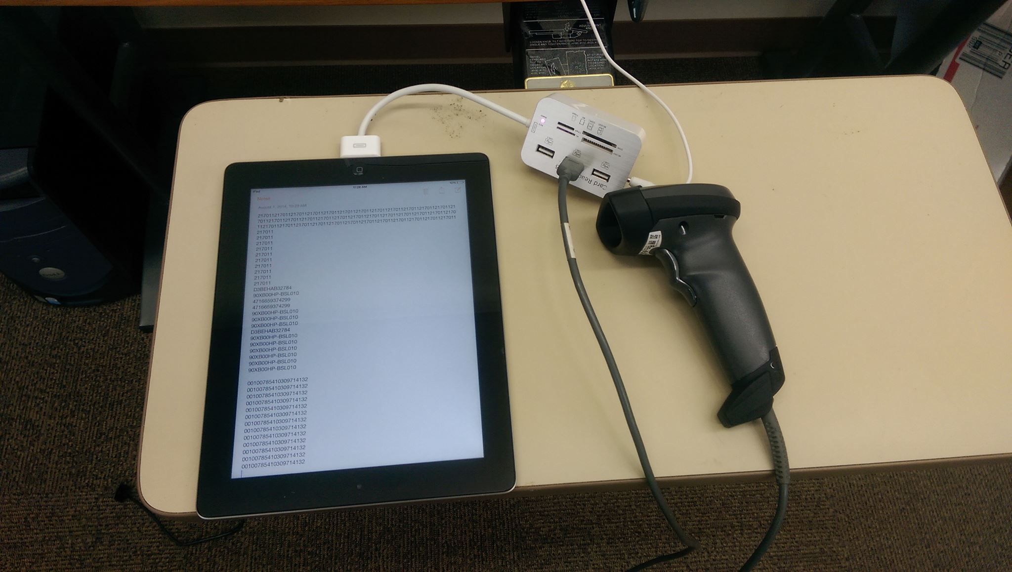 Use a USB Barcode Scanner With an IPad 4 Steps Instructables