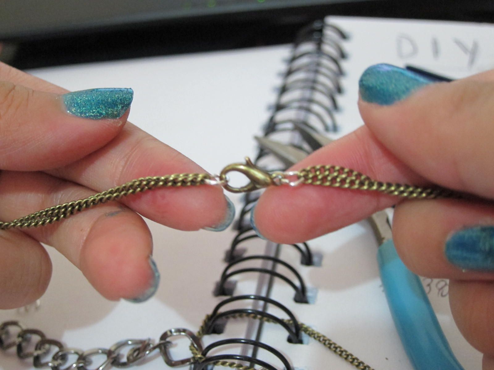 D.I.Y Chain Necklace 13 Steps Instructables