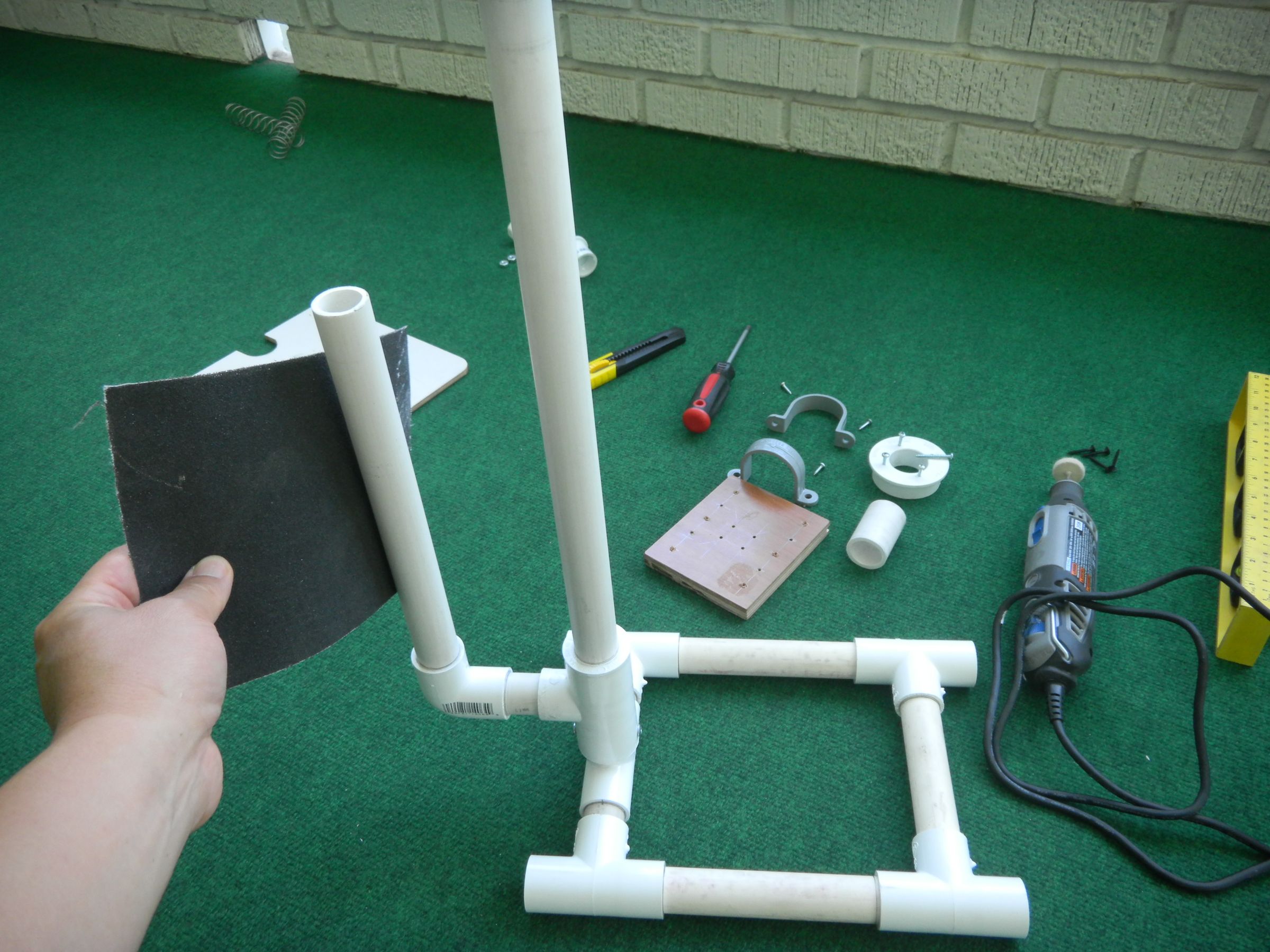 PVC Dremel Drill Press 9 Steps (with Pictures) Instructables