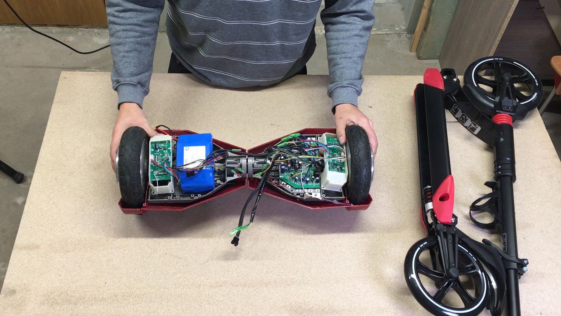 DIY Electric Scooter Conversion With Hoverboard Parts 16 Steps (with