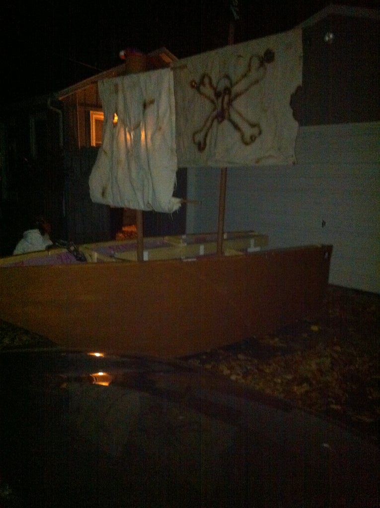 Pirate Ship Halloween 4 Steps Instructables