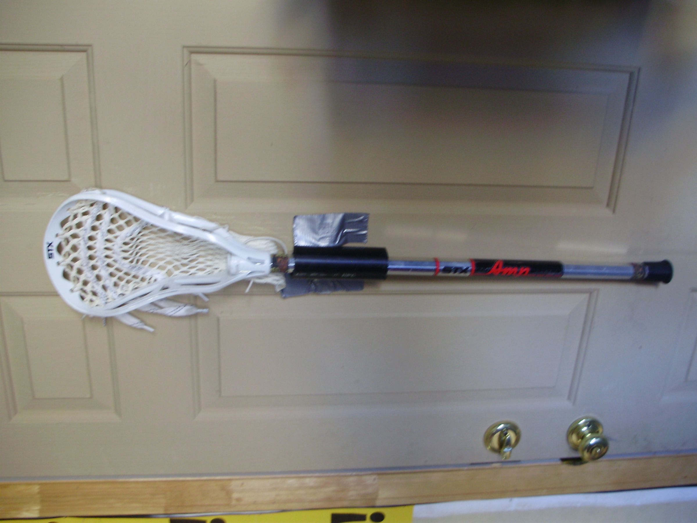DIY guide for Lacrosse Stick Wall Holder with step-by-step instructions