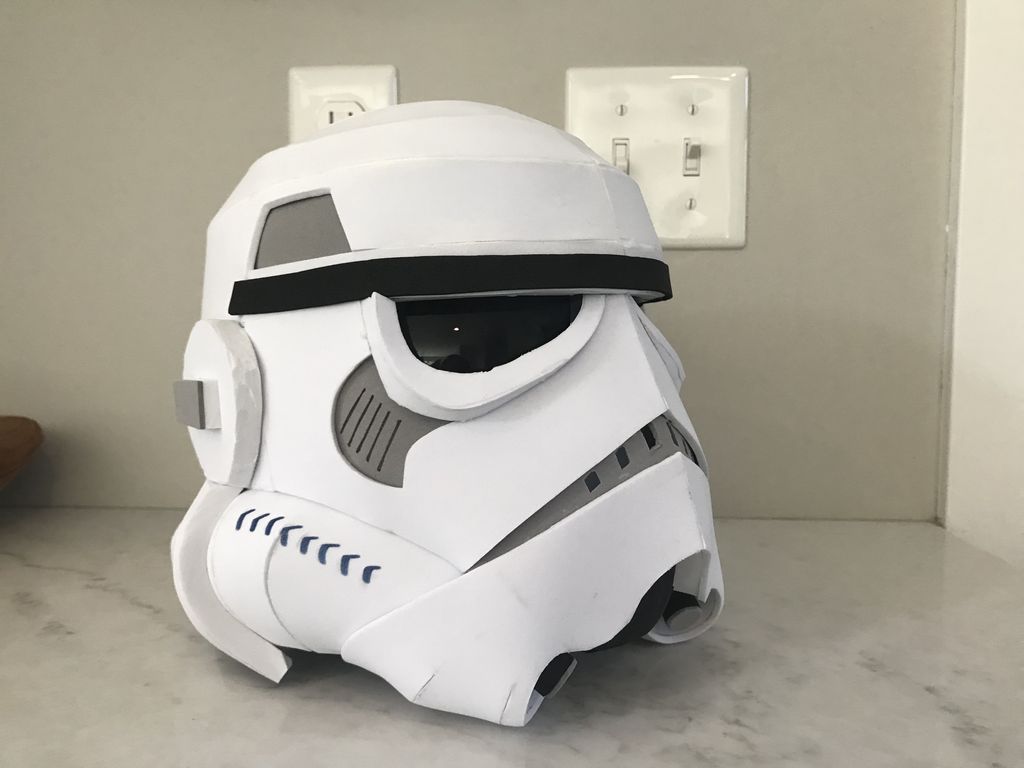 Starwars Stormtrooper Helmet Using Eva Foam 6 Steps (with Pictures
