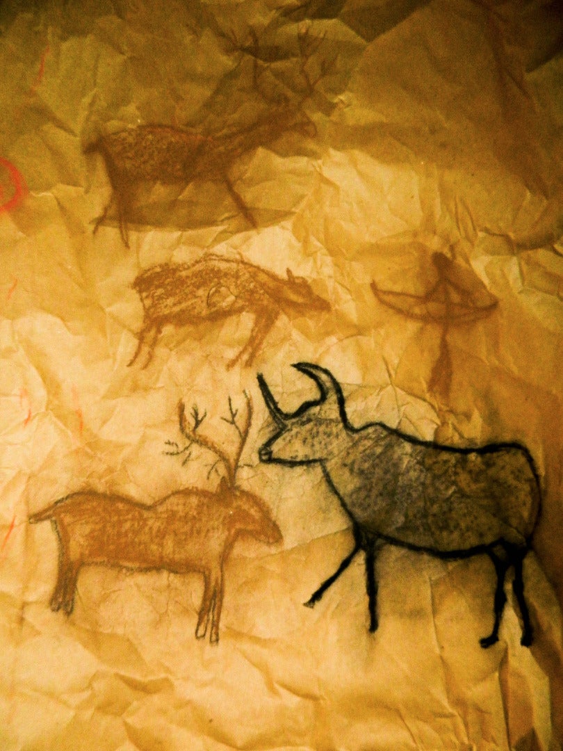 Kid-Friendly Paleolithic 'Cave' Art : 6 Steps - Instructables