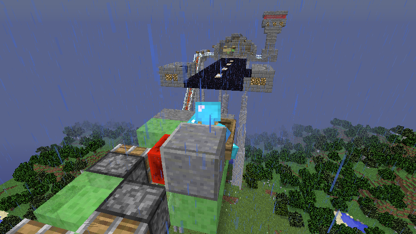 Minecraft Flying Machines 7 Steps With Pictures Instructables