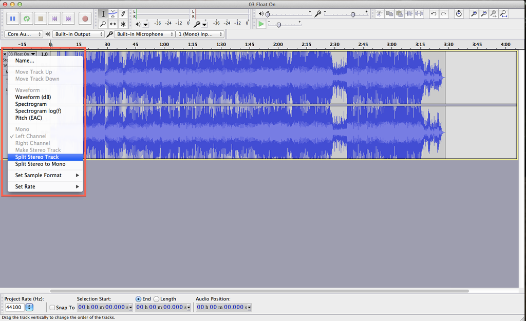 Vocal splitter. Vocal splitter