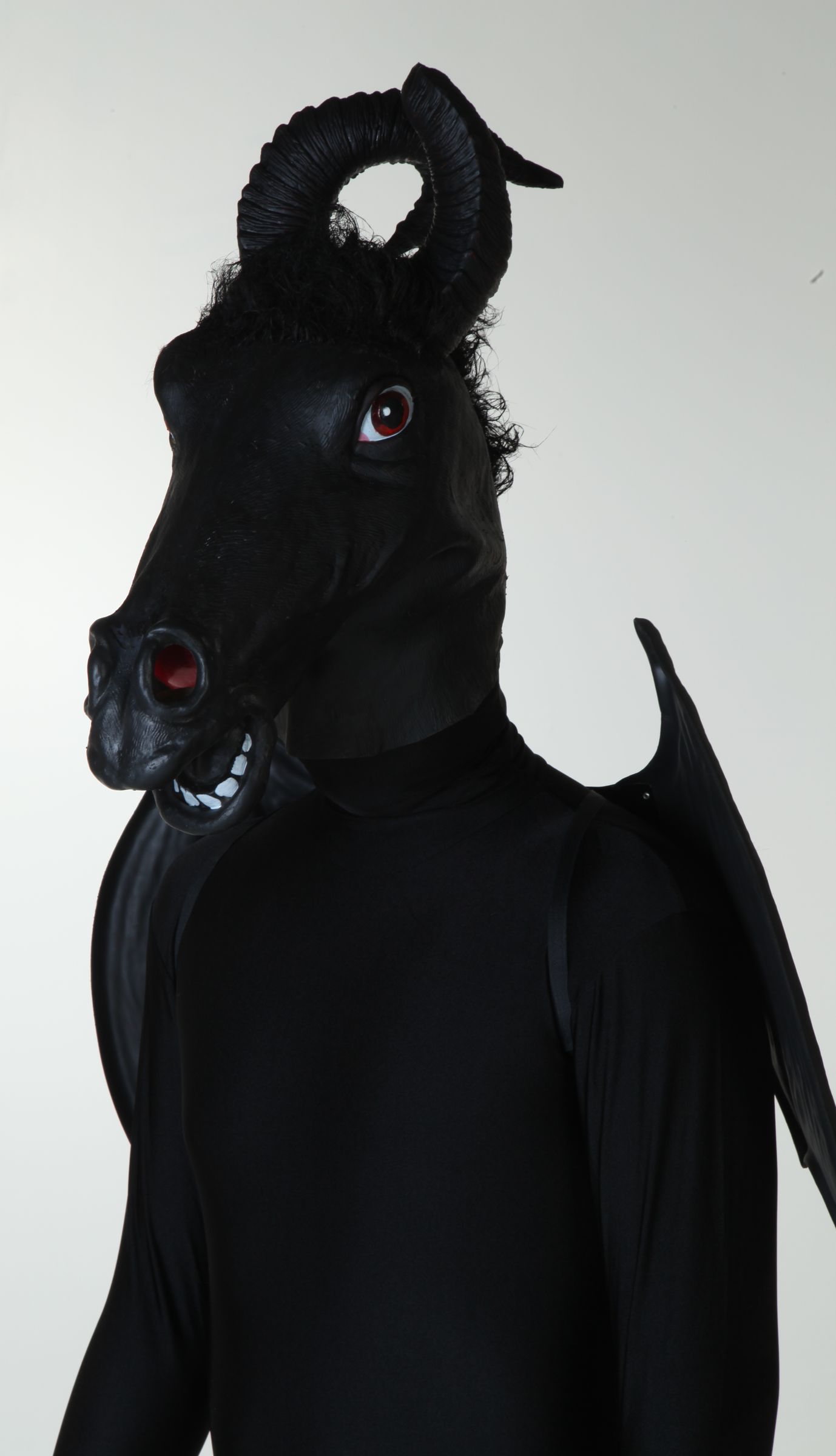 Devilish DIY Make a HalfwaytoHalloween Jersey Devil Costume 8