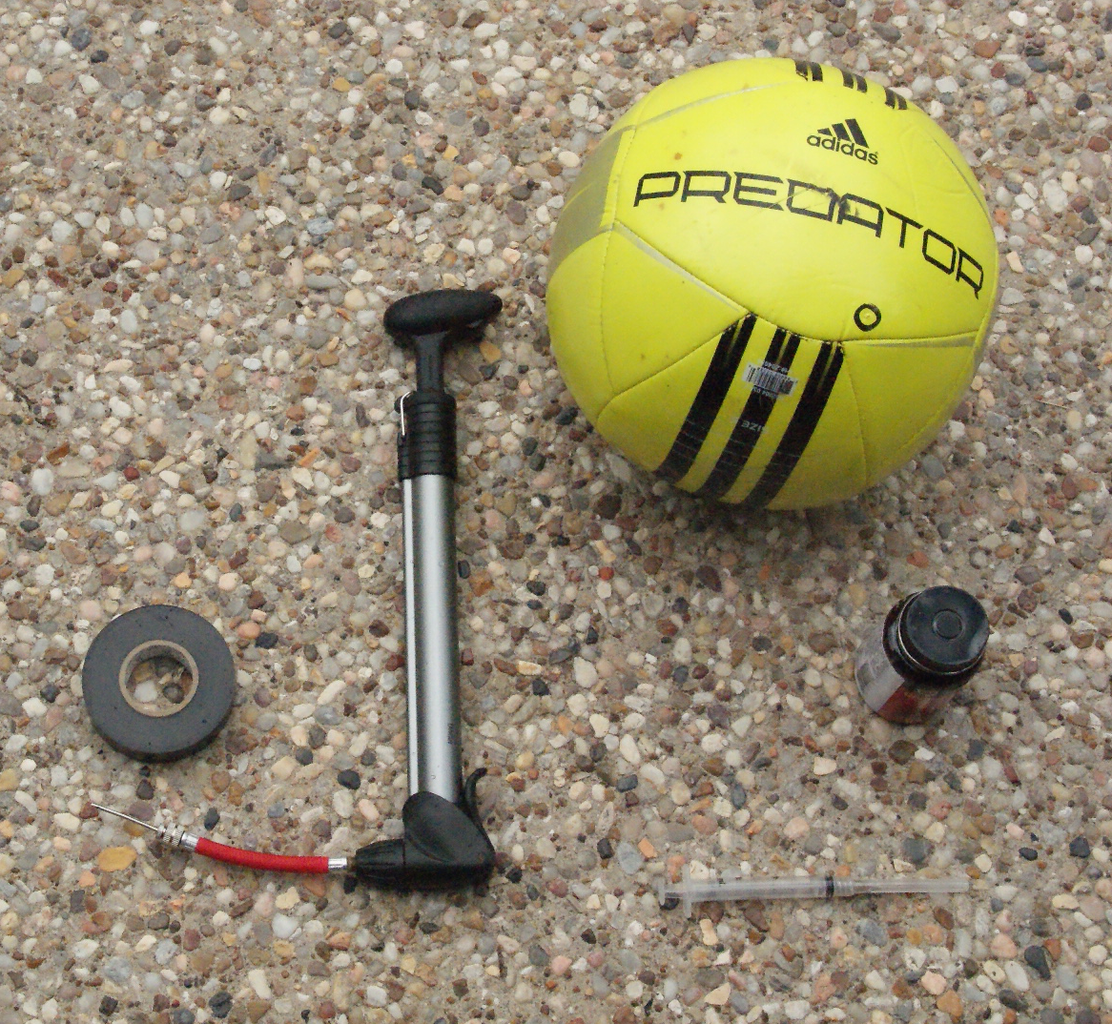 Soccer Ball Repair - Fixing A Giant Crack - Youtube