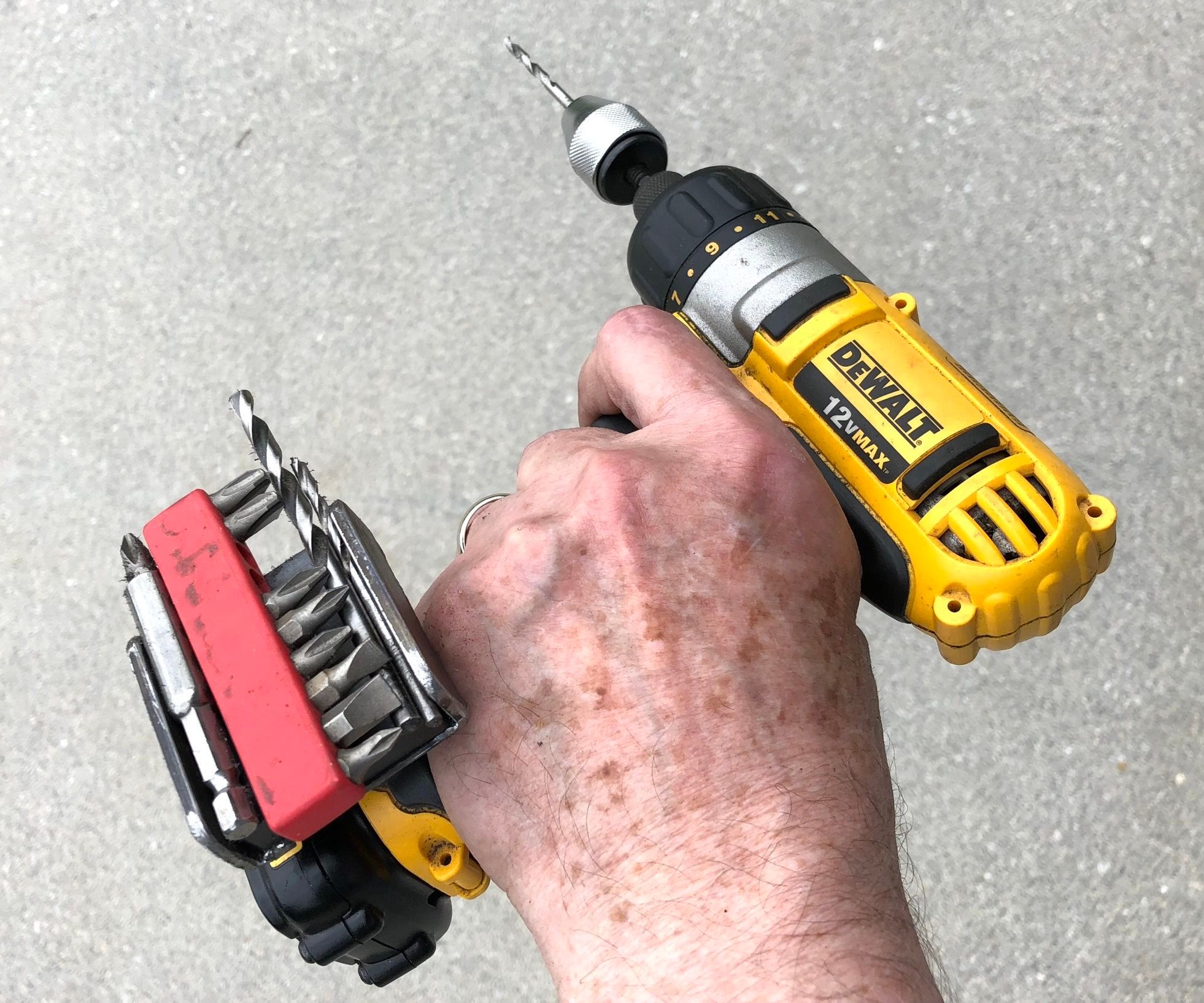 dewalt drill clip