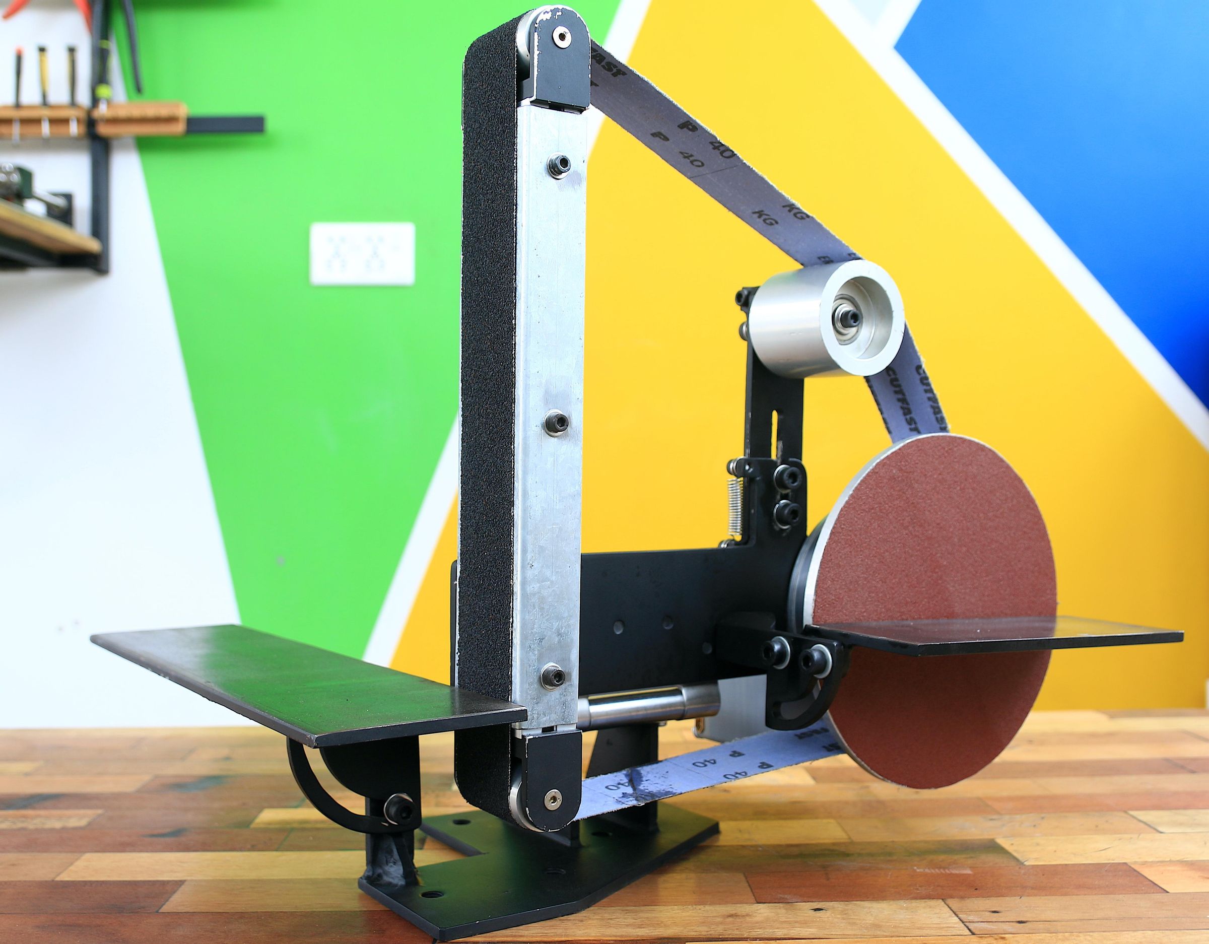 DIY BRUSHLESS BELT SANDER AND DISC 