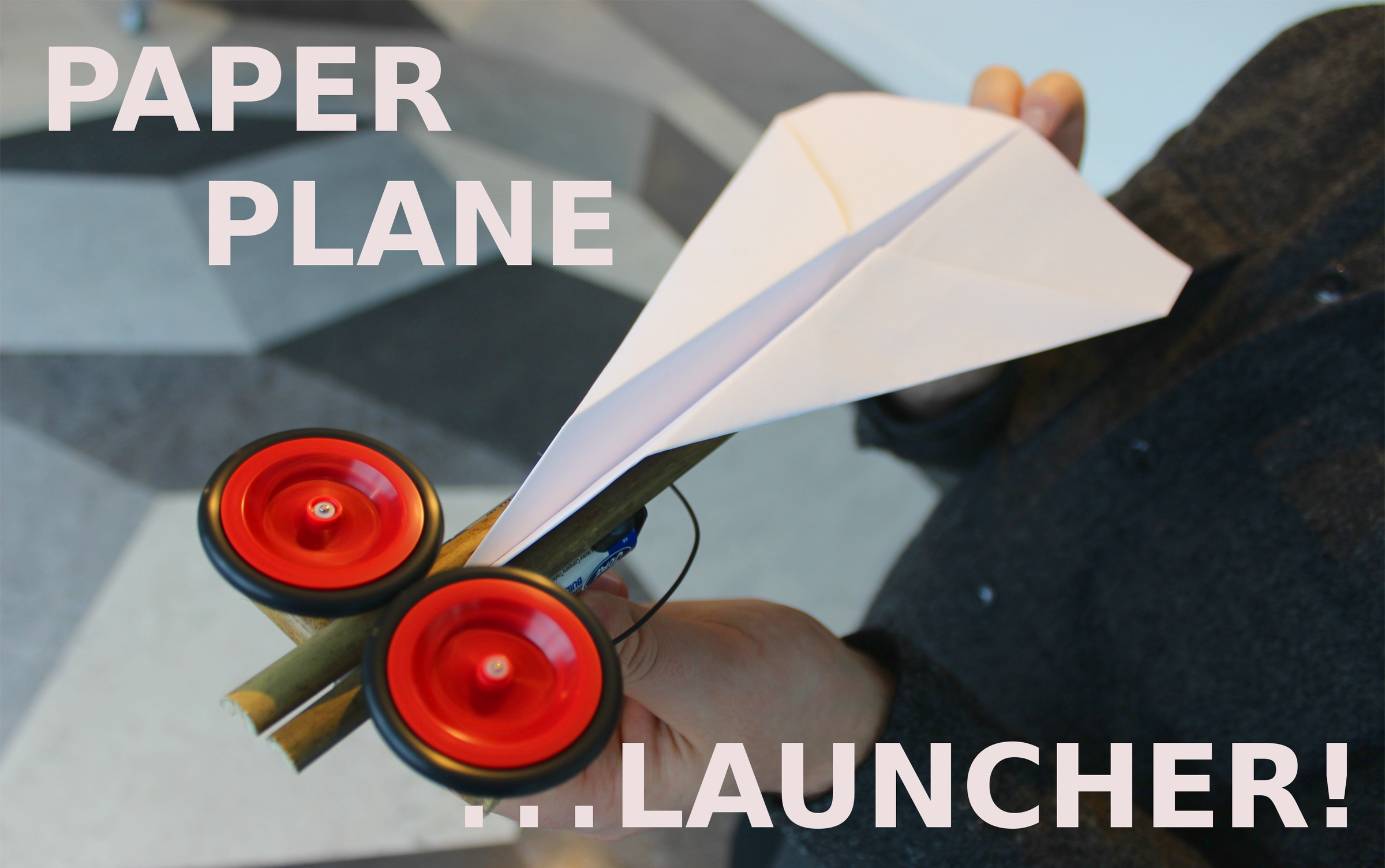 LET'S MAKE a PAPER PLANE LAUNCHER 7 Steps (with Pictures) Instructables