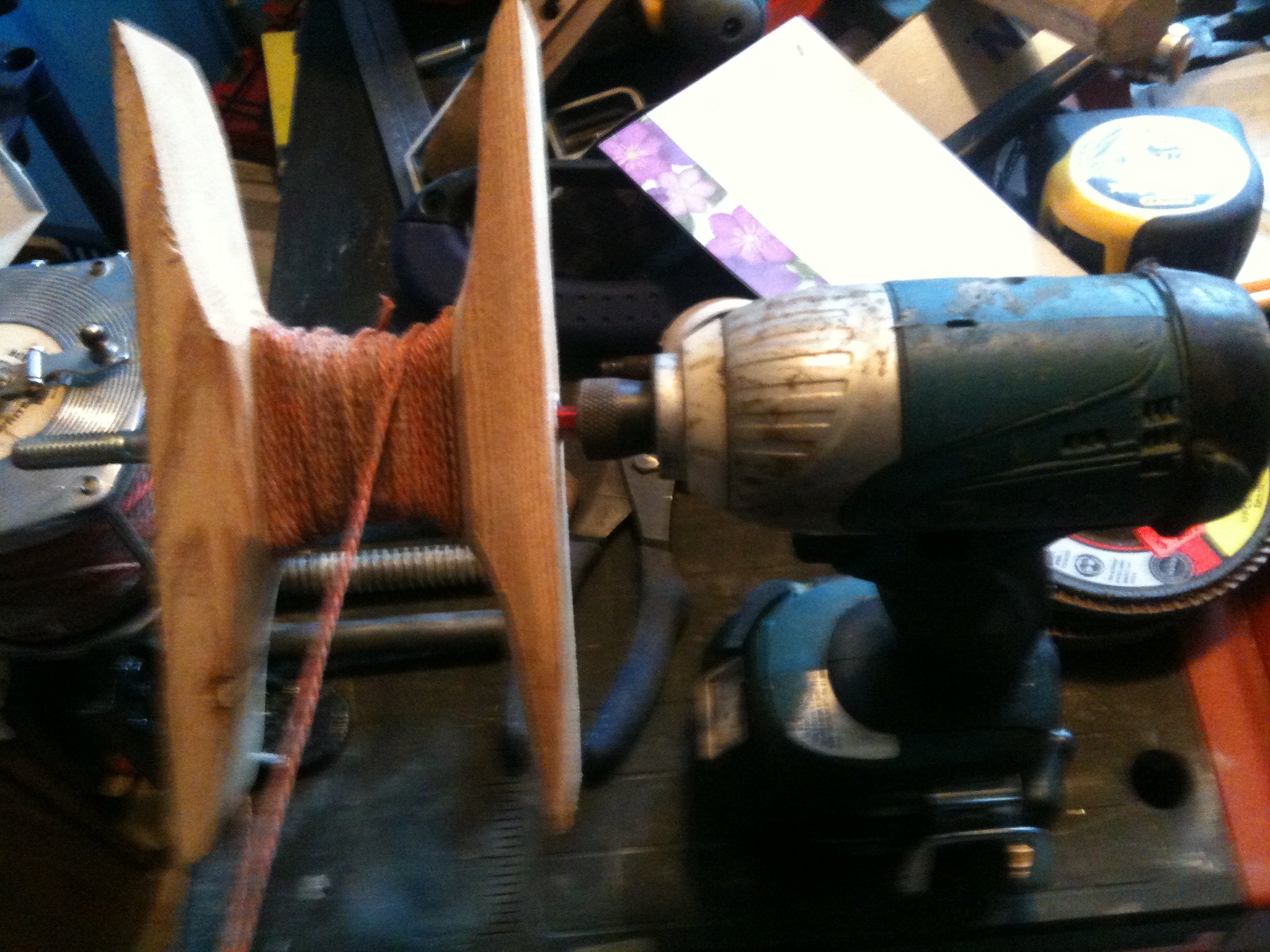 String Line Winder (Drill Powered) 10 Steps (with Pictures) Instructables