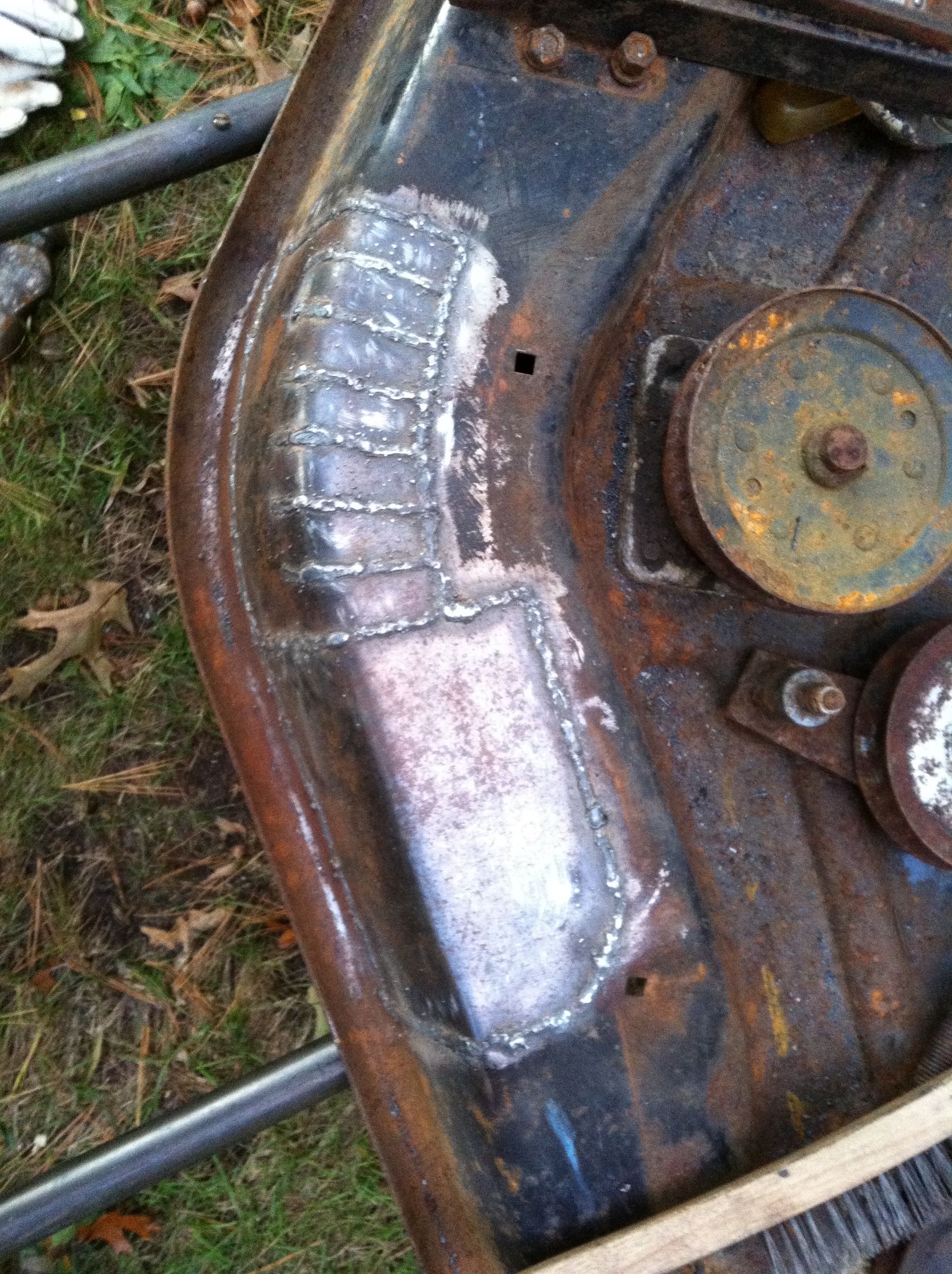 How to Patch a Rusted Lawn Mower Deck 6 Steps (with Pictures