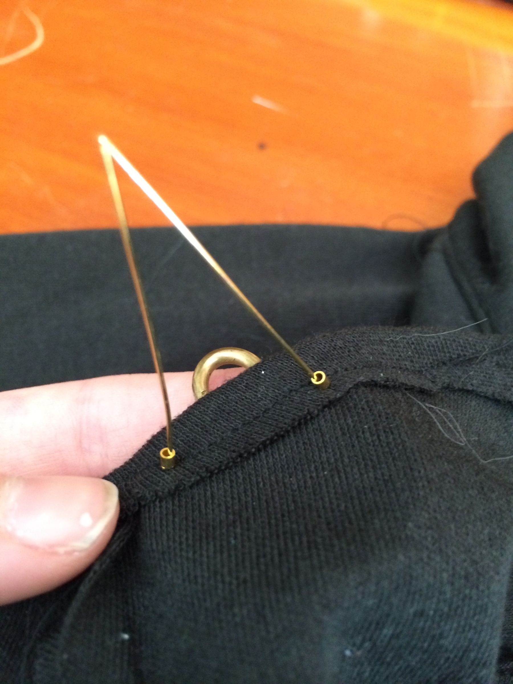 How to Attach a Cloak or Cape Clasp 5 Steps Instructables