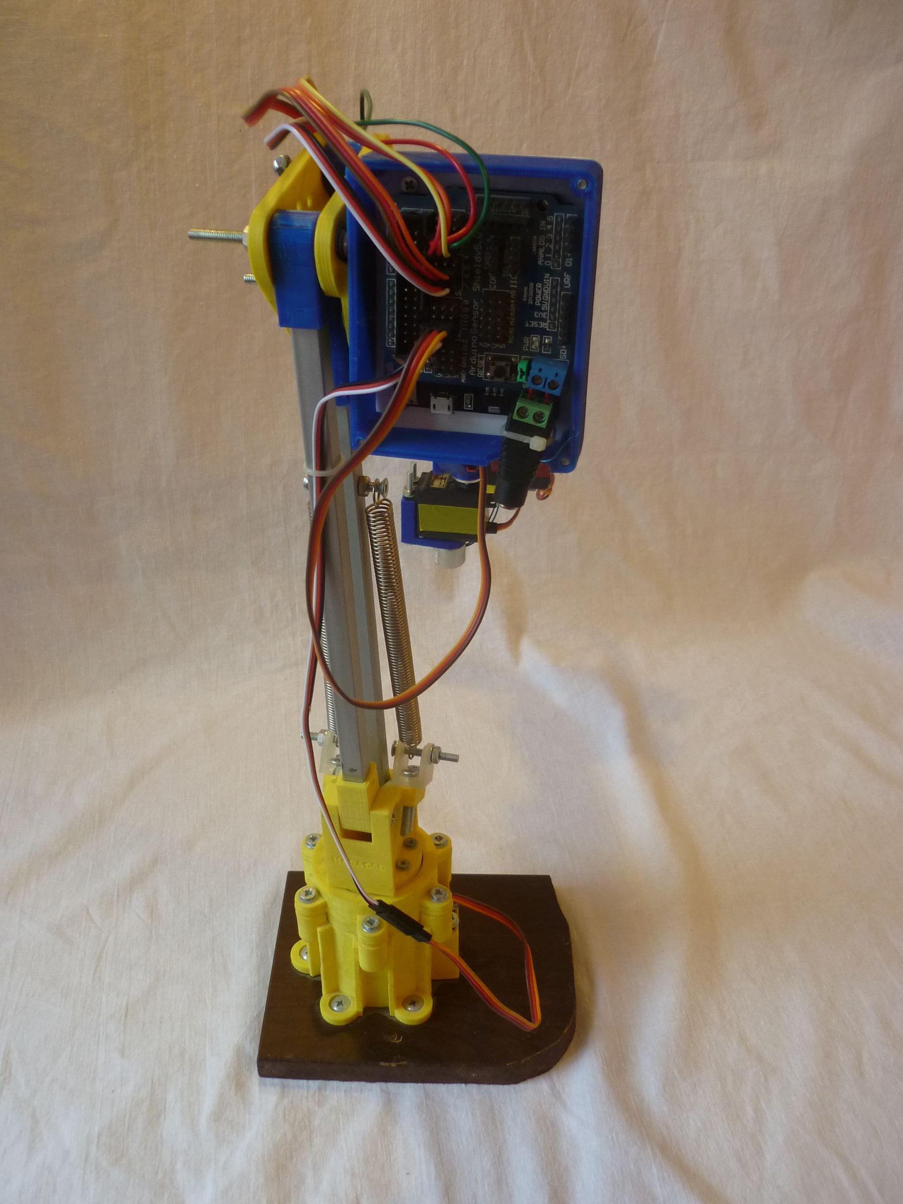 3d printed robot arm instructables