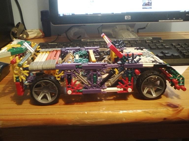 My Knex Sports Car 9 Steps Instructables