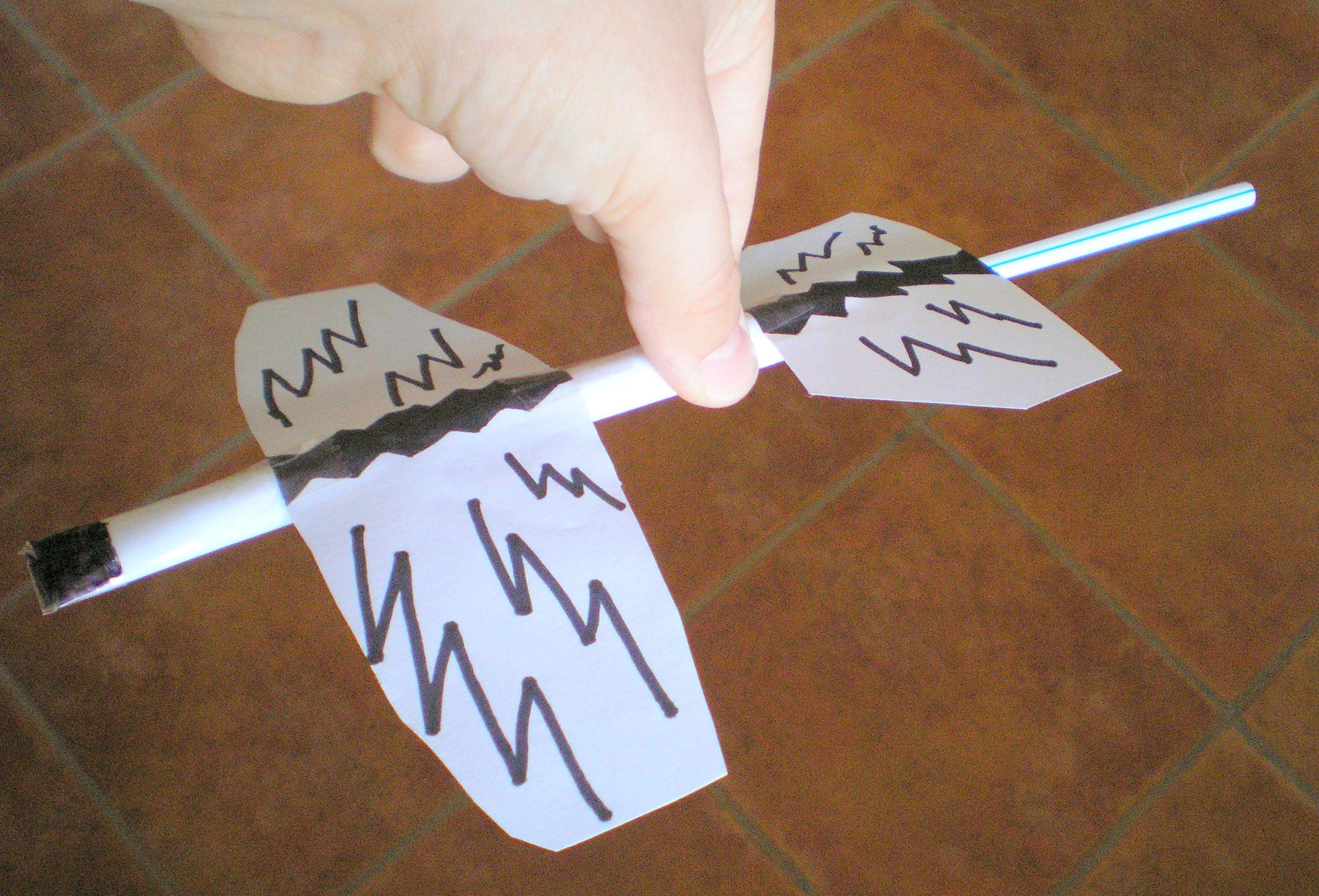 Launchable Drinking Straw Planes 6 Steps Instructables