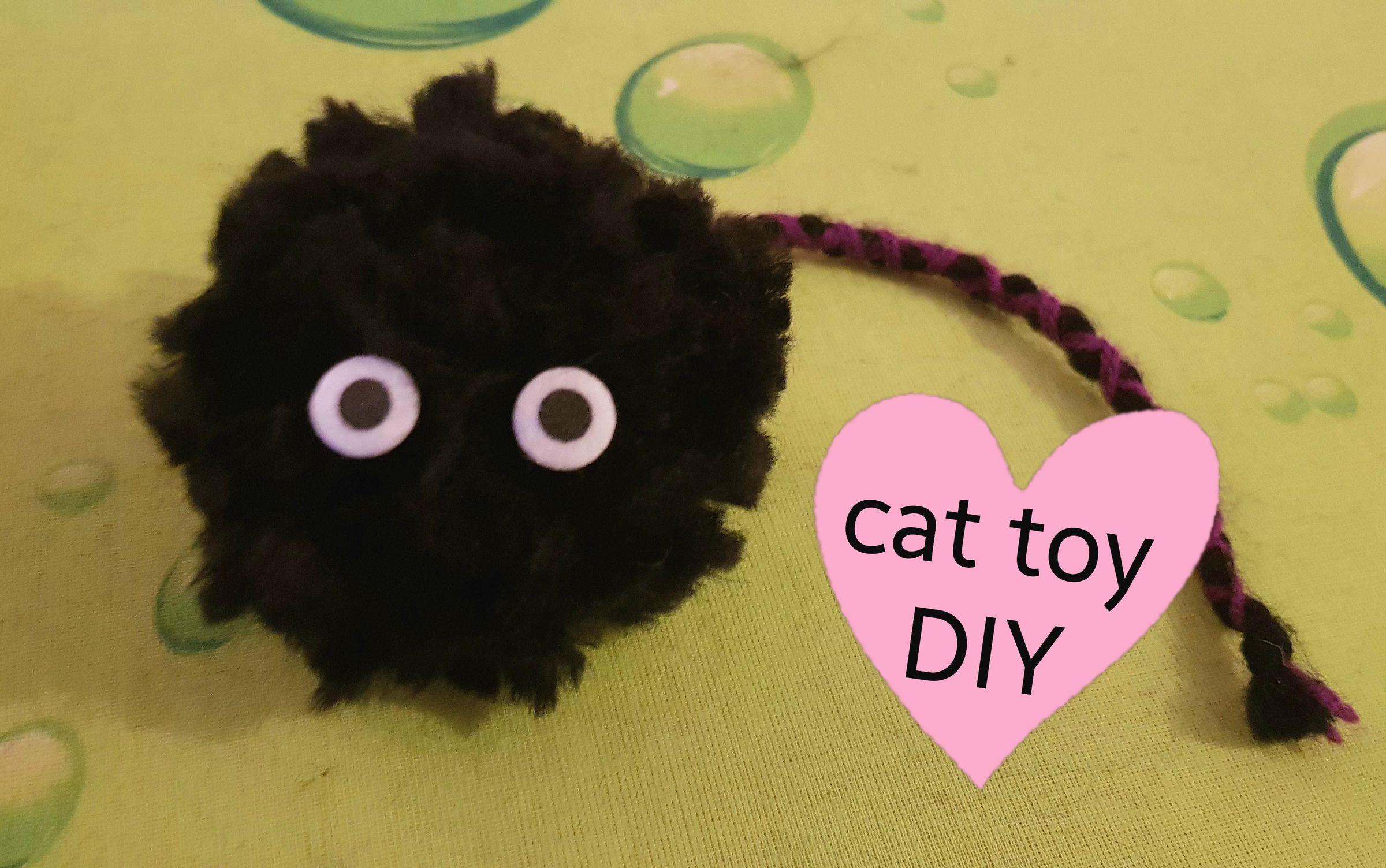 DIY Cat Toy (Pom Pom) Instructables
