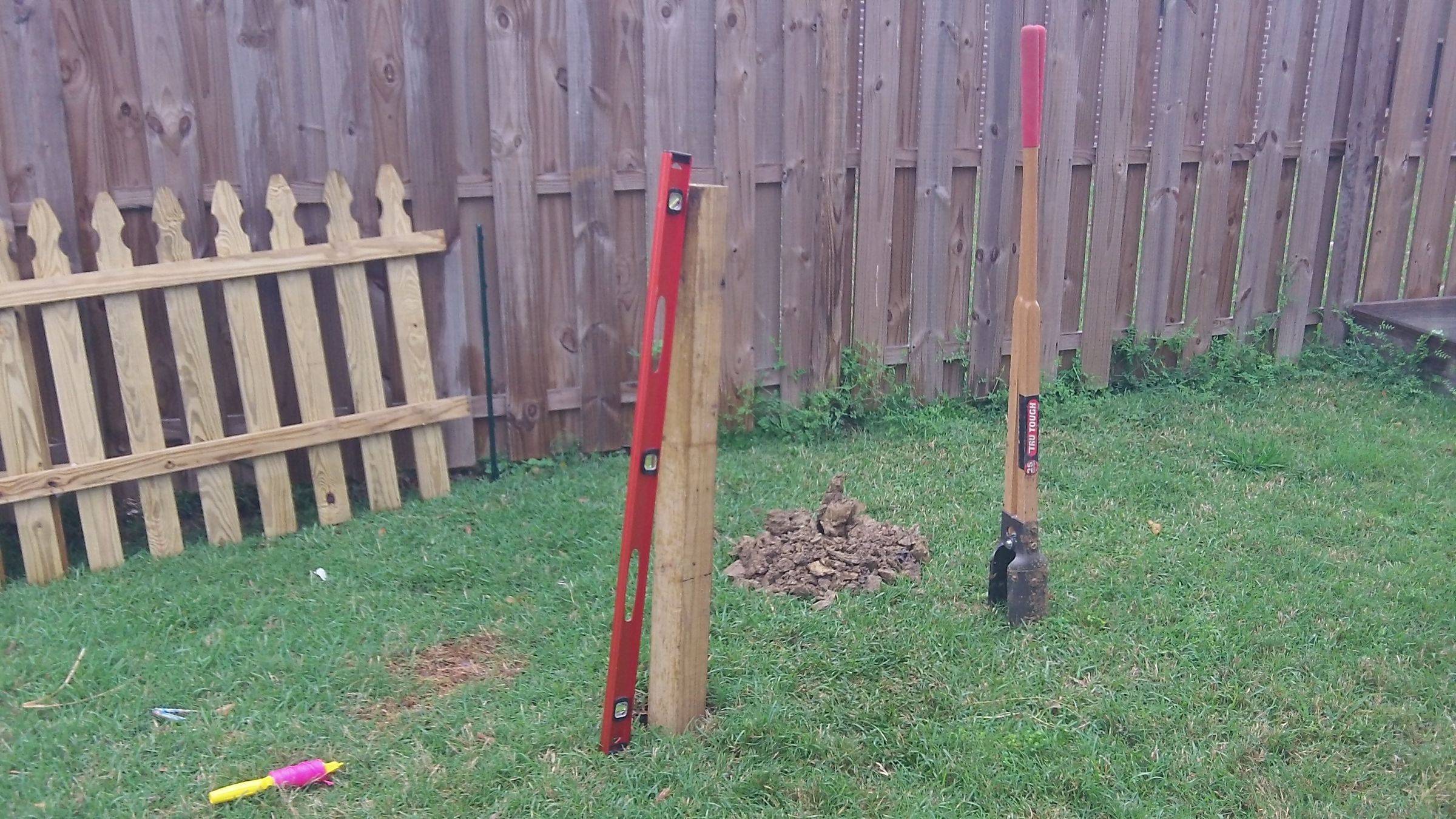 semi permanent dog fence