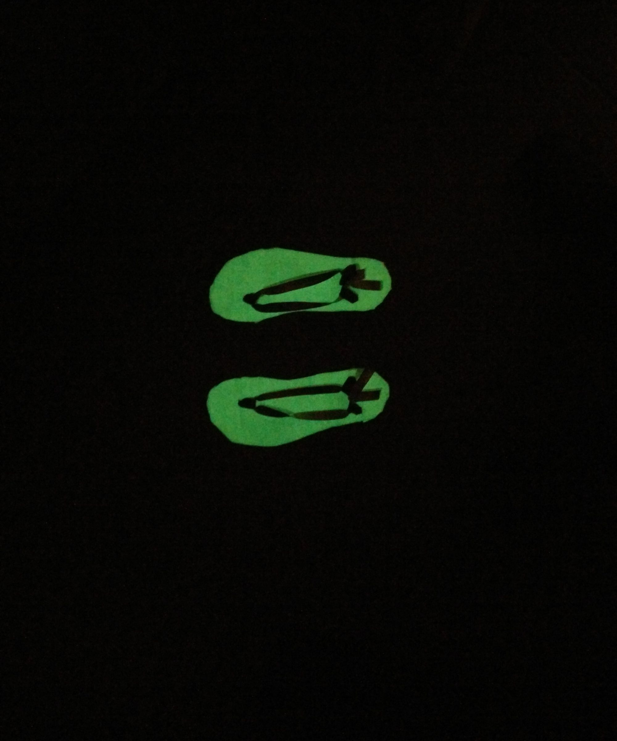 DIY guide for Glow-in-the-dark Sandals with step-by-step instructions