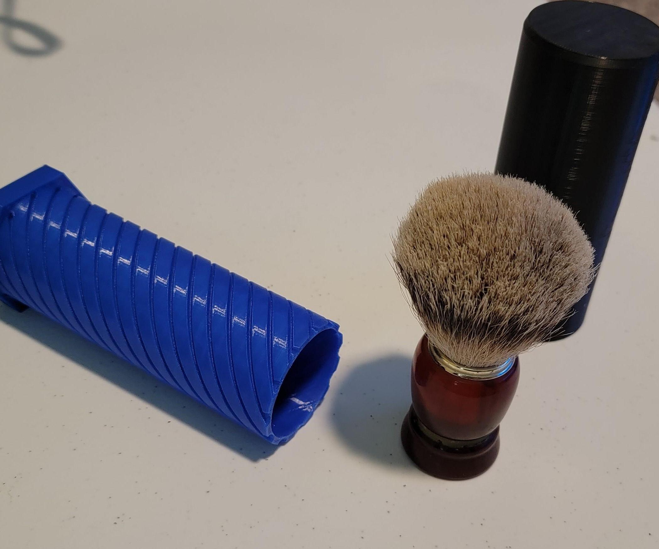 Shaving Brush Travel Case (3D Printed) Instructables