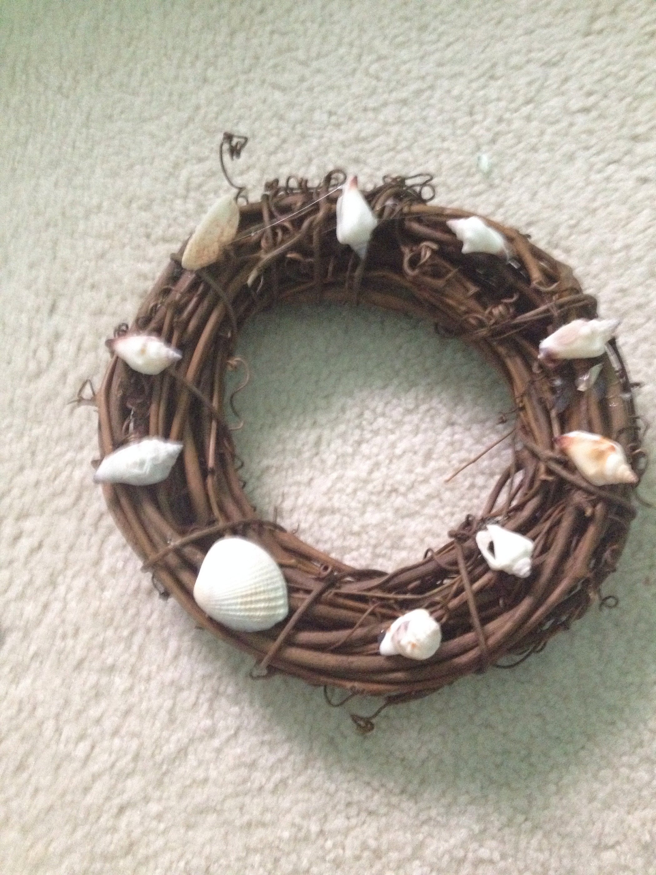 How to Make a Shell Wreath 4 Steps Instructables