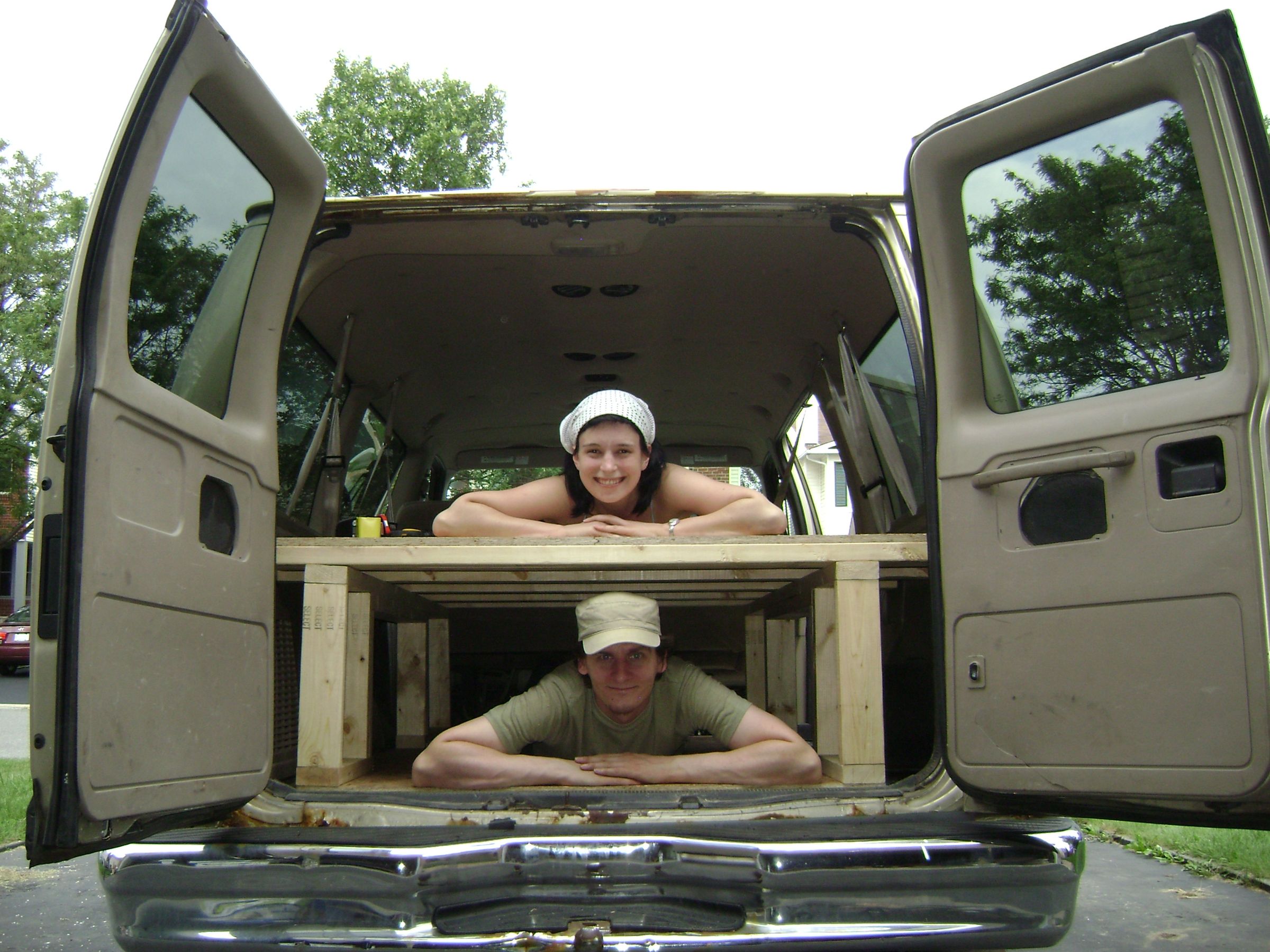 Build a Bed in the Back of Your Van