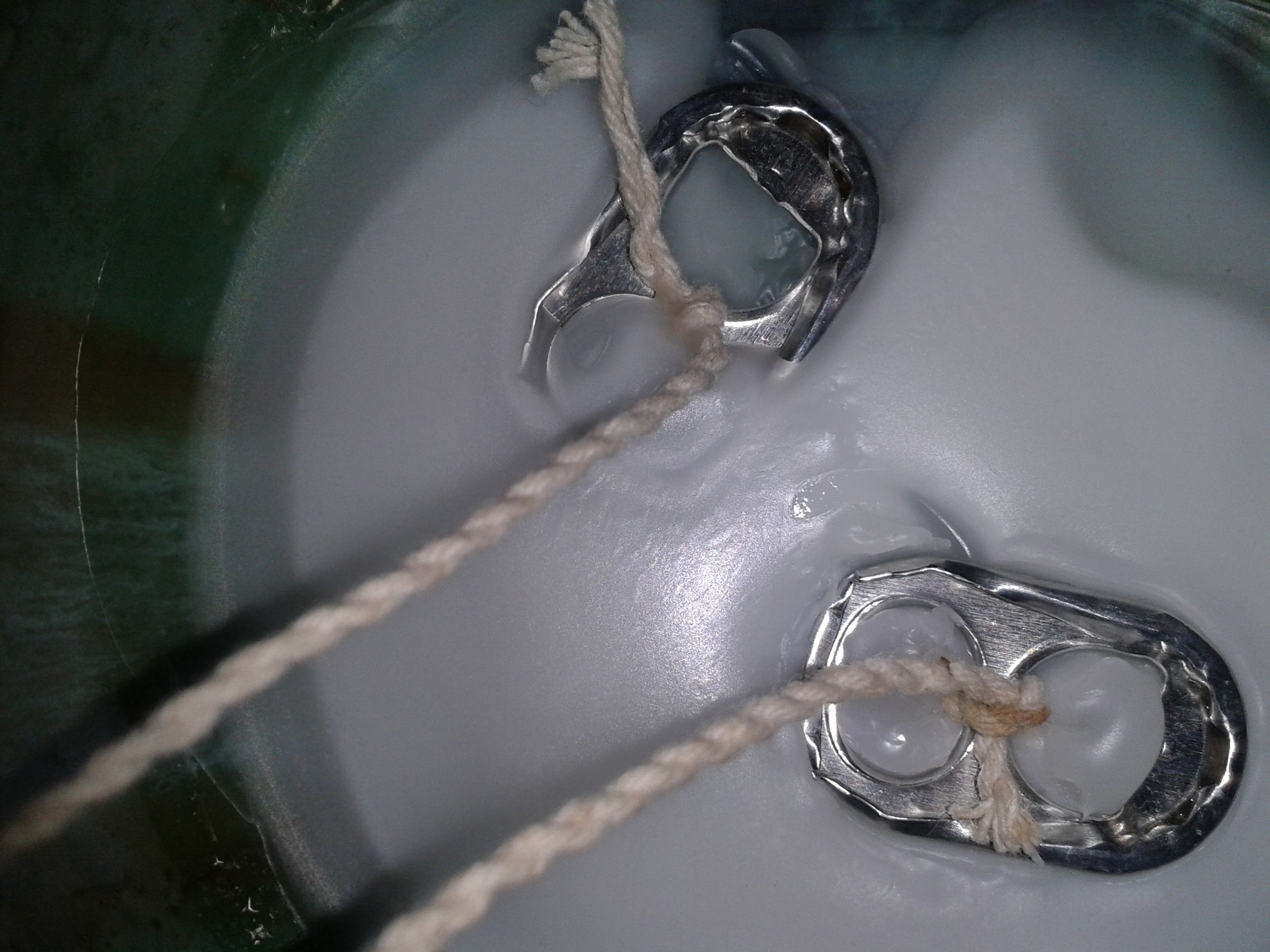 Easy Candles W/ Pop Tab Wicks 4 Steps Instructables