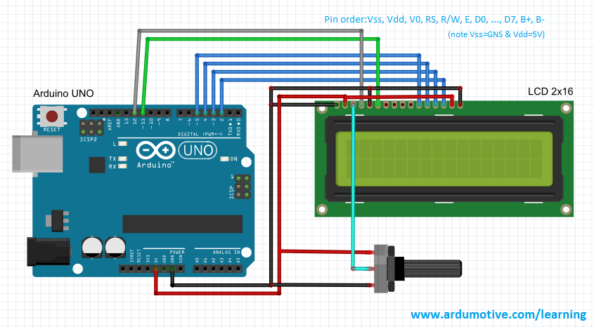 an LCD Display - Arduino Tutorial 