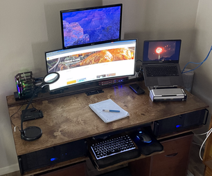Computer Desk Project industrial computer desk DIY Project - Step-by-Step DIY Project ...
