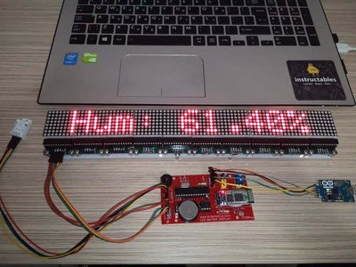 BT LED Matrix Display - 80x8 Px Arduino Based : 5 Steps (with Pictures ...