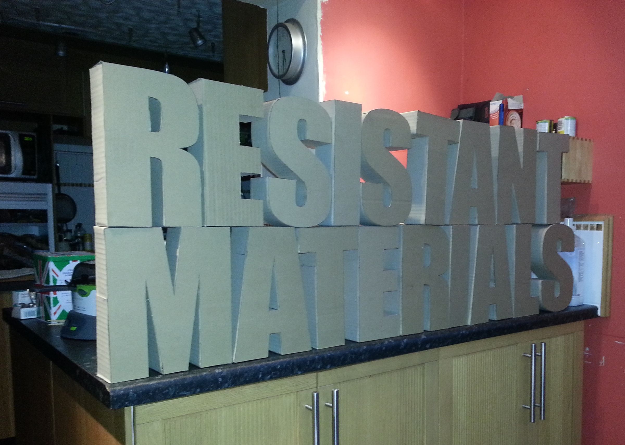 3D Cardboard Letters (with Pictures) Instructables