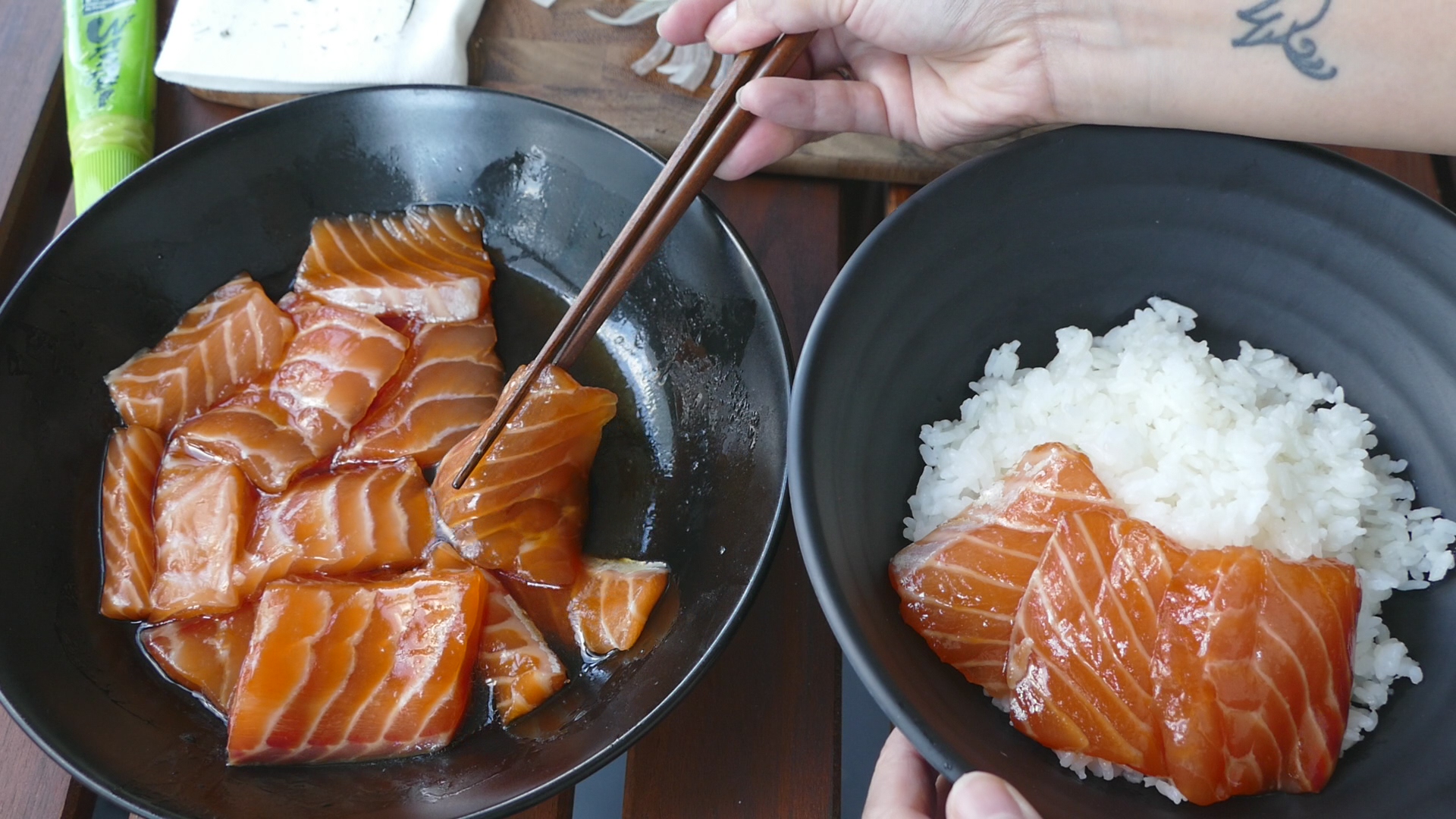 Salmon Zuke Donburi( Salmon Rice Bowl) 7 Steps (with Pictures