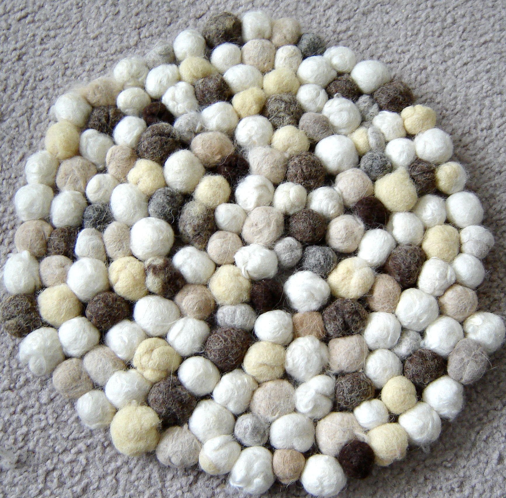 Felt Ball Rug 3 Steps (with Pictures) Instructables