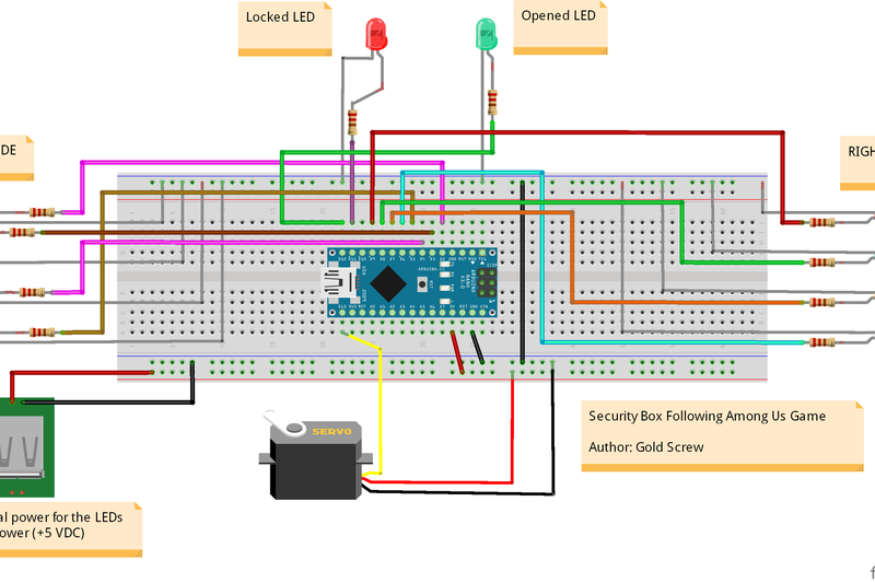 Circuit Diagram and Connect All the Parts/components