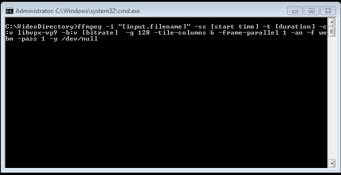 How To Manually Encode Webm Videos With Ffmpeg 5 Steps Instructables How To Manually Encode Webm Videos With Ffmpeg 5 Steps Instructables