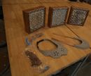 Water Jet Cut Wall Hanging Mushroom Garden