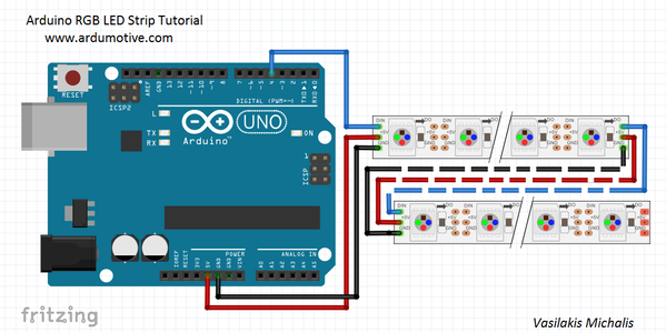 How to Control an RGB LED Strip - Arduino Tutorial : 4 Steps (with ...
