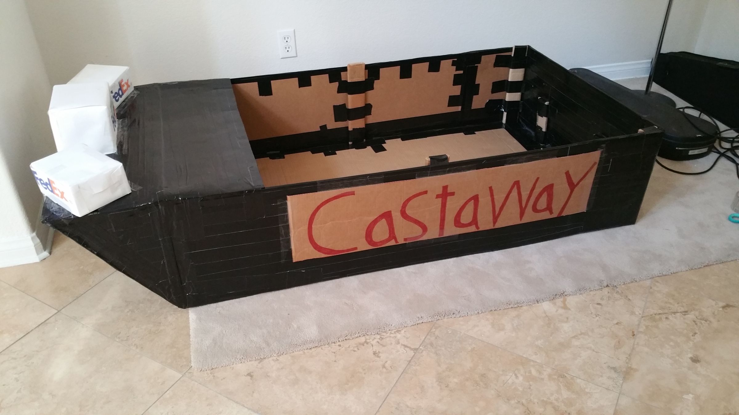 How to Build a Cardboard and Duct Tape Boat 4 Steps Instructables